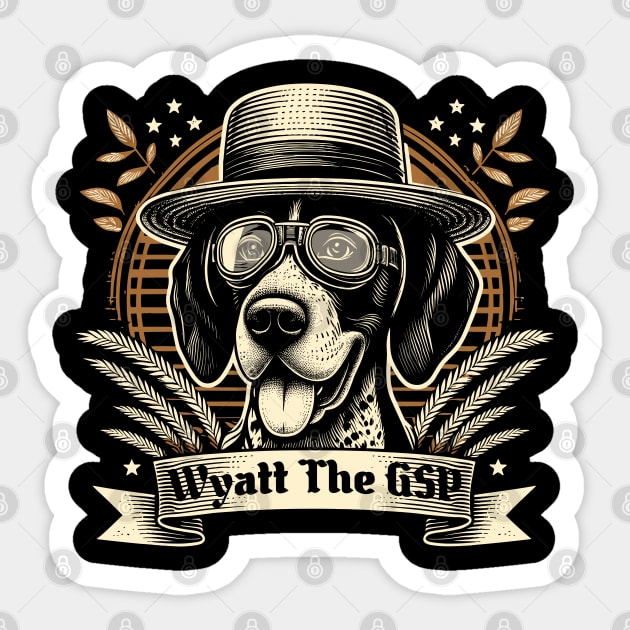 Wyatt The GSP Sticker by Trendsdk